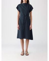 Soeur - Asymmetric Linen Blend Dress - Lyst