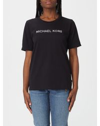 Michael Kors - Organic Cotton Crew Neck T-Shirt - Lyst
