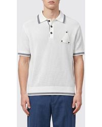 Jacquemus - Voilier Short-Sleeve Cotton Polo Shirt With French Collar - Lyst