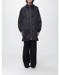 Saint Laurent - Knee-Length Water-Repellent Nylon Parka With Hood - Lyst