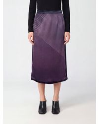 Maison Margiela - Paisley Print Viscose Midi Pencil Skirt With High Waist - Lyst
