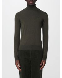 Brooksfield - Pull Basique À Col Roulé Et Coupe Slim En Laine Avec Finitions Côtelées - Lyst