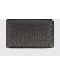 Bottega Veneta - Agenda Intrecciato Leather Clutch - Lyst