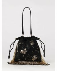 Etro - Kalispera Mini Bucket Bag With Floral Embroidery And Beads - Lyst