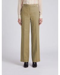 Max Mara - High-Waisted Straight Leg Trousers - Lyst