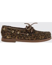 Gianvito Rossi - Vandée Bootsschuhe Aus Wildleder Mit Animal-Print - Lyst
