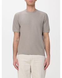 Emporio Armani - Viscose Blend Crewneck Sweater - Lyst