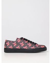 Moschino - Sneakers in tessuto e pelle - Lyst