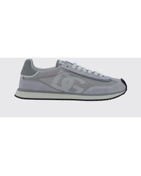 Dolce & Gabbana - Dolce &Amp Gabbana Dg Cushion Suede And Mesh Sneakers - Lyst
