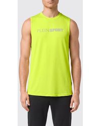 Philipp Plein - Printed Polyester Tank Top - Lyst