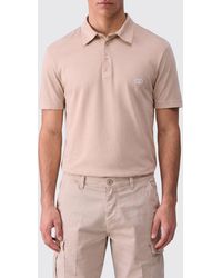 Liu Jo - Short-Sleeved Cotton Polo Shirt With Contrast Logo - Lyst