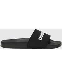 DSquared² - Logo Rubber Sliders - Lyst