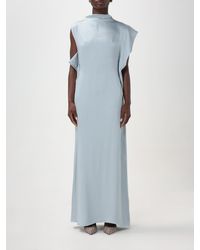 Fendi - Abito Lungo Con Maniche Asimmetriche - Lyst