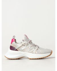 Pinko - Ariel Sneakers In Neoprene And Leather - Lyst