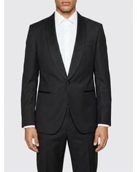 BOSS - Single-Breasted Virgin Wool Blazer - Lyst