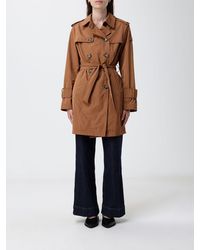 Peuterey - Polyester Double Breasted Trench Coat - Lyst