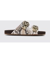 Burberry - Urchin Low-Heeled Sandals - Lyst