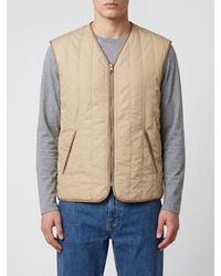 MM6 by Maison Margiela - Padded And Quilted Cotton-Blend Gilet With Zip - Lyst