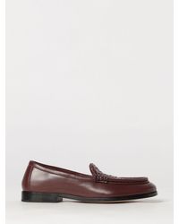Bottega Veneta - Silenzio Intrecciato Leather Loafers With Low Heel - Lyst