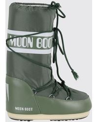 Moon Boot - Flache Stiefeletten Damen - Lyst