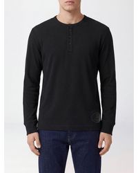 Burberry - Long-Sleeved Cotton T-Shirt With Embroidered Ekd Logo - Lyst