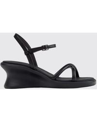 Camper - Louise Leather Wedge Sandals - Lyst