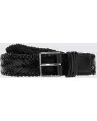 The Row - Braided Leather Belt With Pin Buckle - Lyst