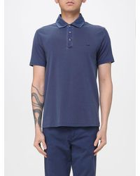 Fay - Cotton Polo Shirt With Mini Logo - Lyst
