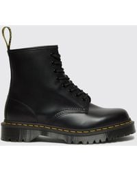 Dr. Martens - Bex 1460 Smooth Leather Combat Boots With Bex Lug Sole For - Lyst