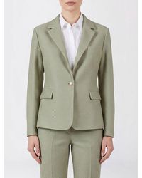 Circolo 1901 - Single Breasted Cotton Blazer - Lyst