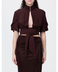 Elisabetta Franchi - Viscose Blouse - Lyst