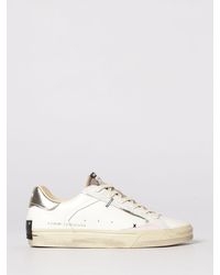 Crime London - Distressed Leather And Nylon Sneakers - Lyst