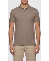 BOSS - Cotton Polo Shirt - Lyst