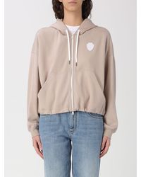 Brunello Cucinelli - Cotton Hoodie With Logo - Lyst
