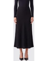 Jil Sander - High-Waisted Virgin Wool Midi Pencil Skirt - Lyst