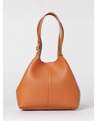 Coccinelle - C-Me Easy Hammered Leather Bag - Lyst