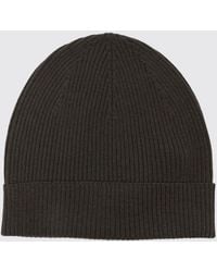 Rick Owens - Pure Virgin Wool Beanie With A Classic Design And Cuff - Lyst