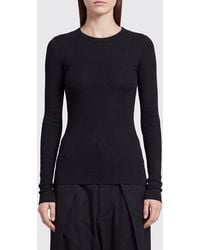 Rick Owens - Long-Sleeved Slim Fit Cotton T-Shirt - Lyst