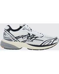 Amiri - M-Tech Bicolour Leather And Mesh Trainers With Applied Logo - Lyst