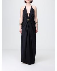 SIMONA CORSELLINI - Satin Long Dress - Lyst
