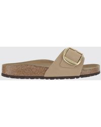 Birkenstock - Madrid Big Buckle Nubuck Sandals - Lyst