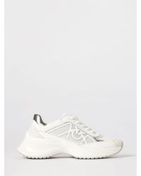 Pinko - Ariel 33 Leather And Nylon Sneakers - Lyst