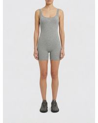 Marine Serre - Stretch Cotton Blend Jumpsuit - Lyst