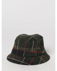 Barbour - Bucket Hat Aus Wollmischung Mit Tartan-Muster Und Aufgesetztem Logo - Lyst