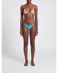 Oséree - Zebra-Print Triangle Bikini - Lyst