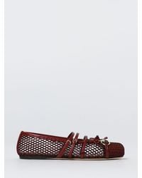 Gucci - Mesh Horsebit Ballerina - Lyst