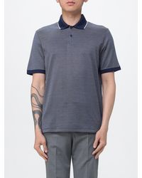 Paul & Shark - Paul &Amp Shark Striped Short-Sleeve Cotton Polo Shirt With Contrast Tipping - Lyst