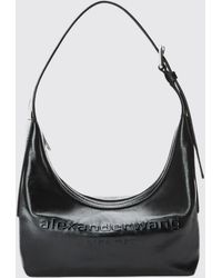 Alexander Wang - Flared Leather Shoulder Bag With Adjustable Handle - Lyst