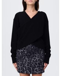 FEDERICA TOSI - V-Neck Wool And Cashmere Blend Jumper - Lyst