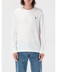 Polo Ralph Lauren - Basic Cotton Sweatshirt With Logo - Lyst